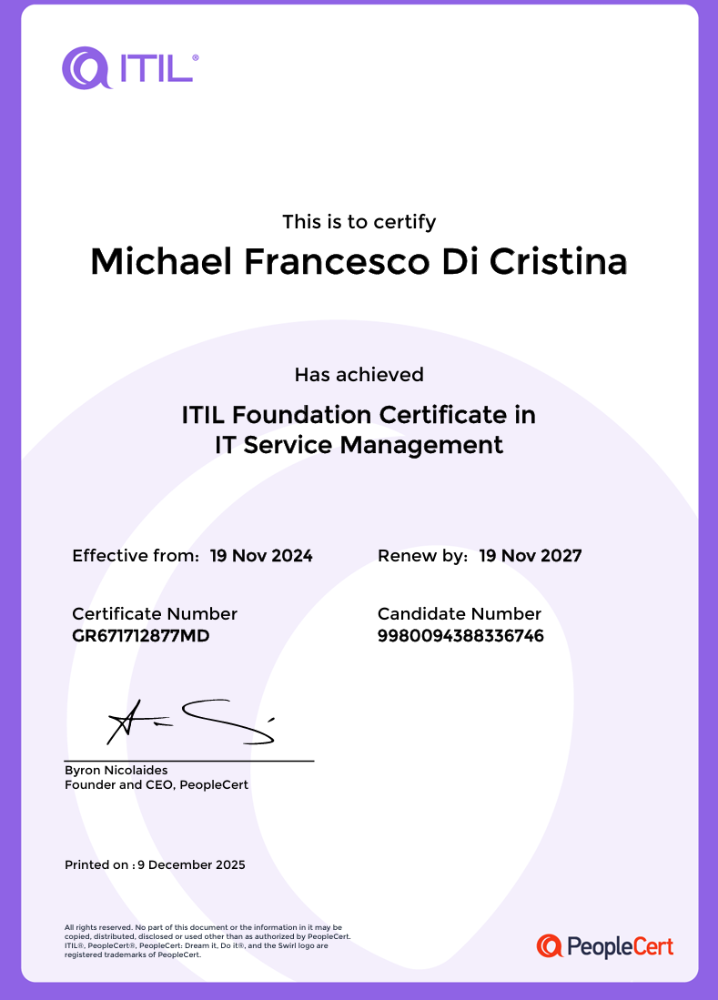 ITIL Certification
